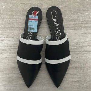 NWT Calvin Klein Mules